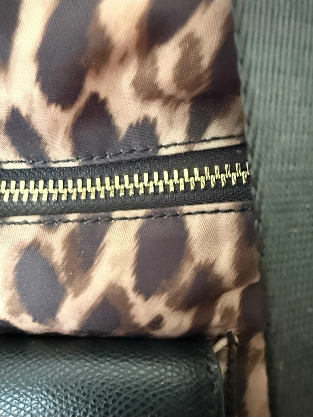 NWT BANANA REPUBLIC MINI LEOPARD NYLON BACKPACK/POCKET